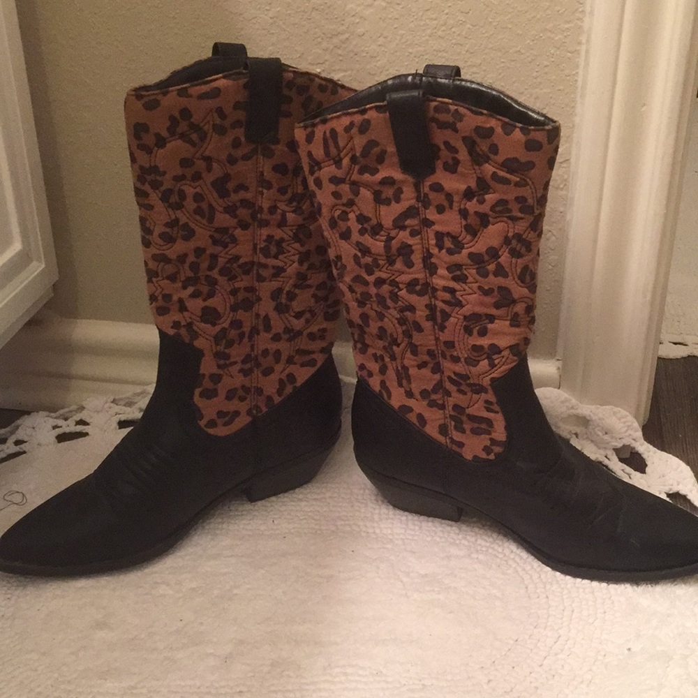Cheetah Cowgirl Boots